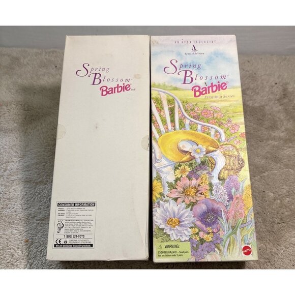 Spring Blossom Barbie Doll Special Edition Avon Exclusive 1995 Mattel - Picture 12 of 15